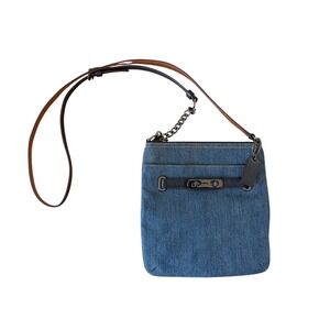 Coach Denim Swagger Swingpack Crossbody Bag